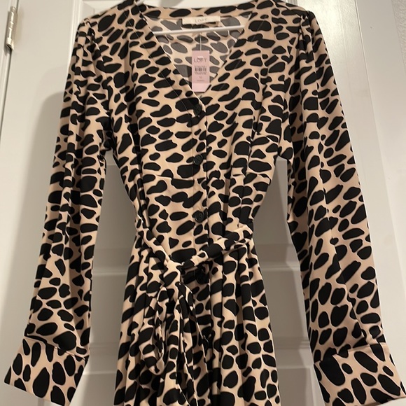 LOFT Leopard Print Maternity Dress - Picture 8 of 8